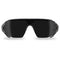 Edge Eyewear TV126VS - Safety Glasses - Taven - Black Frame with Gray TPR / Vapor Shield Smoke Lenses