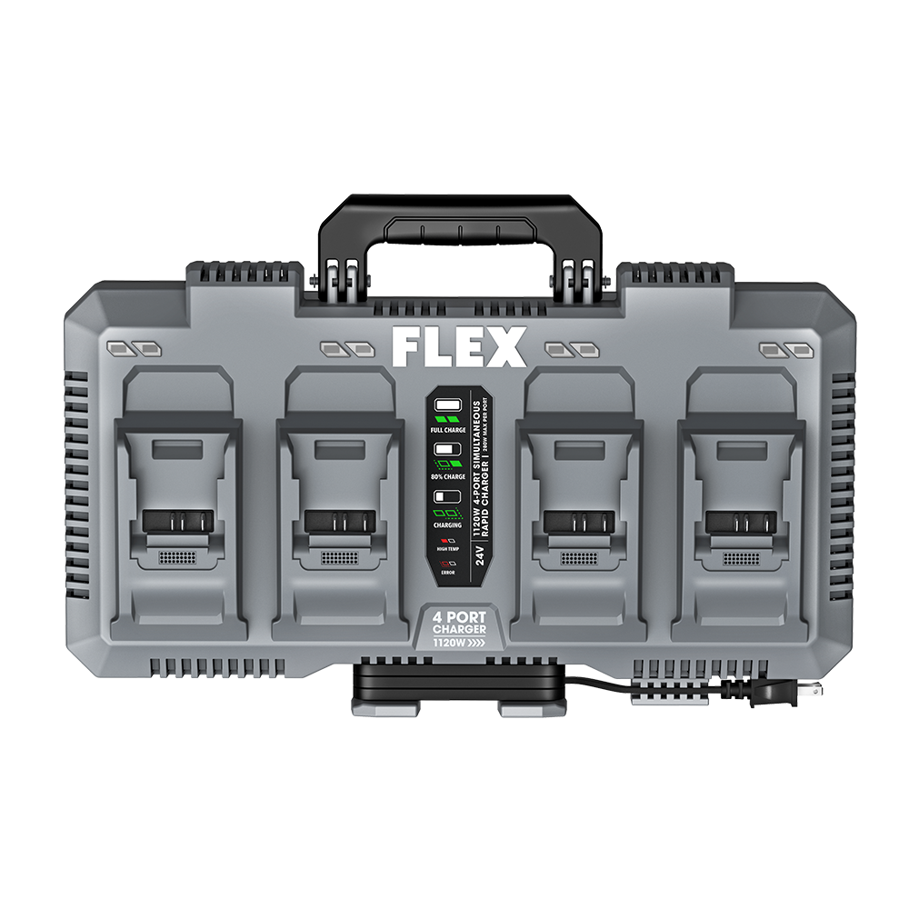 FLEX FX0451-Z 1120W 4-Port Simultaneous Rapid Charger – Way Source
