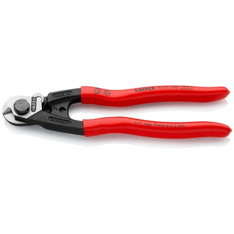 KNIPEX 9561190SBA Wire Rope Cutter - Forged