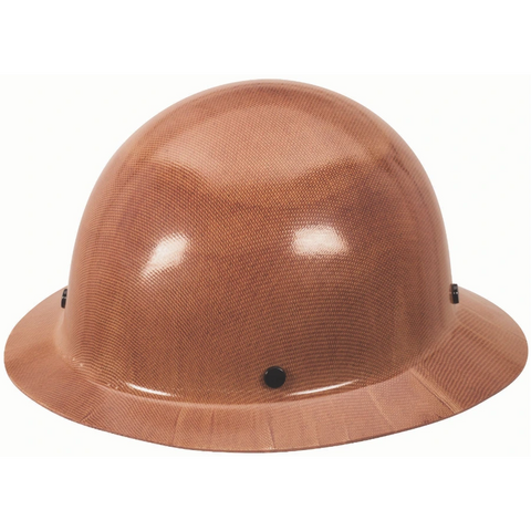 MSA 475407 Skullgard Protective Hat Natural Tan - w/ Fas-Trac III Suspension, Standard