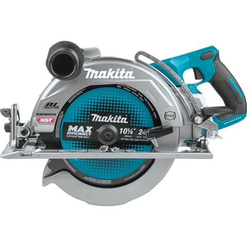 Makita GSR02M1 40V max XGT® Brushless Cordless Rear Handle 10‑1/4" Circular Saw Kit, AWS® Capable (4.0Ah)