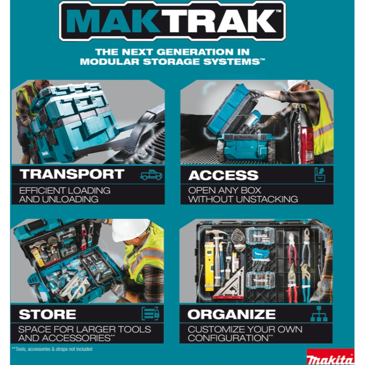 Makita T-90009 MAKTRAK™ Rolling Tool Chest – Way Source