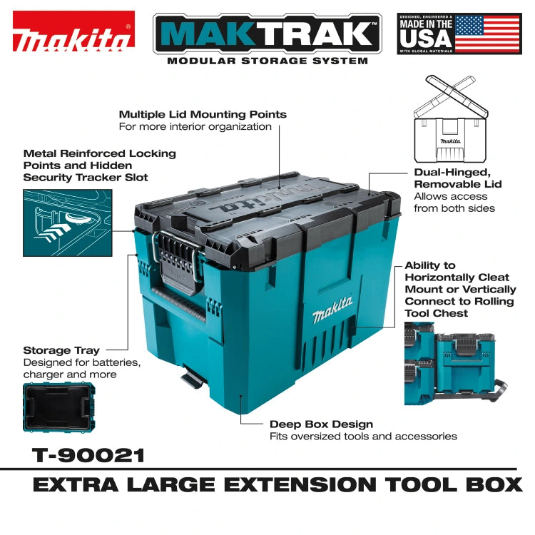 Makita T-90021 MAKTRAK Extra Large Extension Tool Box – Way Source
