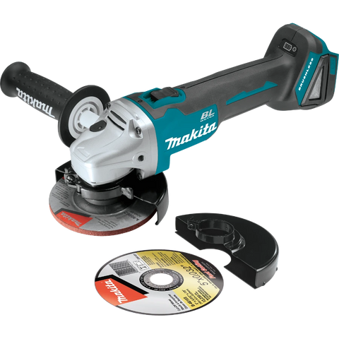 Makita XAG04Z 18V LXT® Lithium‑Ion Brushless Cordless 4‑1/2” / 5" Cut‑Off/Angle Grinder (Tool Only)