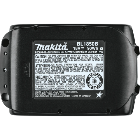Makita BL1850B-2 18V LXT® Lithium‑Ion 5.0Ah Battery, 2/pk