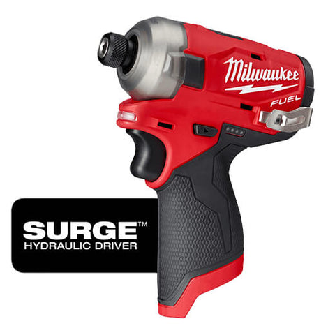 Milwaukee 2551-20 M12 FUEL™ SURGE™ 1/4" Hex Hydraulic Driver Bare Tool