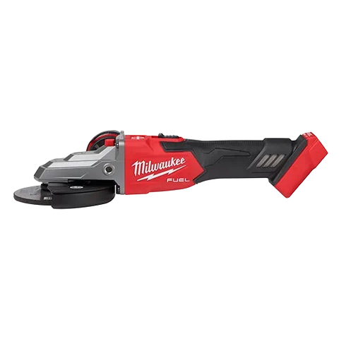 Milwaukee 2887-20 M18 FUEL™ 5" Flathead Braking Grinder, Slide Switch Lock-On (Tool Only)