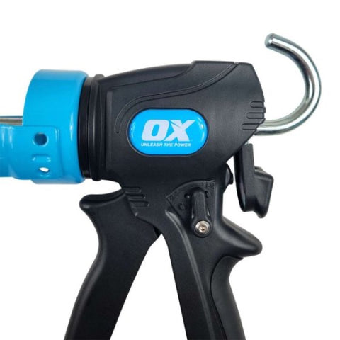 OX-P045430 Pro Dual Thrust Caulk Gun 10oz