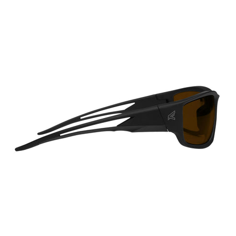 Edge Eyewear TSK215 - Safety Glasses - Kazbek - Black Frame / Polarized Copper "Driving" Lens