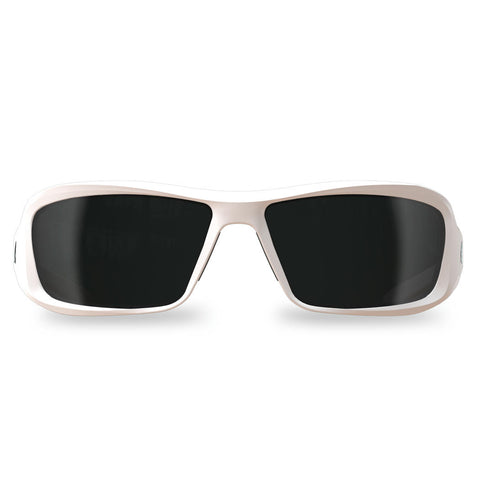 Edge Eyewear XB146 - Safety Glasses - Brazeau - White Frame / Smoke Lens