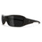 Edge Eyewear XB136 - Safety Glasses - Brazeau - Black Frame / Smoke Lens