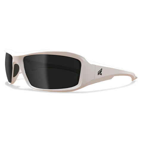 Edge Eyewear XB146 - Safety Glasses - Brazeau - White Frame / Smoke Lens