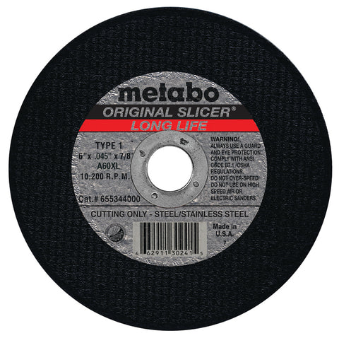 Metabo 655344000 6 In. x .045 Long Life Slicer