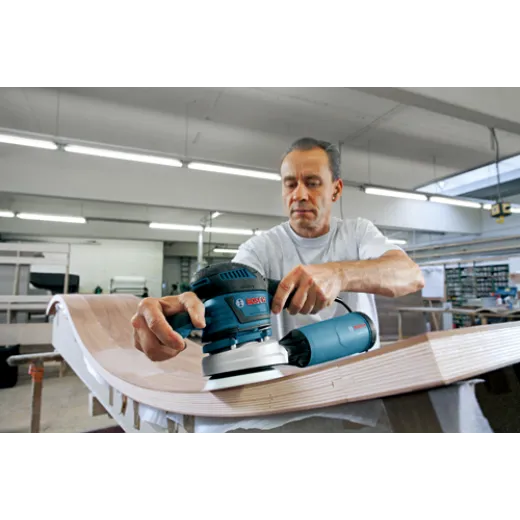 Bosch SR5R180 5-Piece 180 Grit Sanding Discs - 5 Inch 8 Hole Hook-and-Loop For Wood Sanding