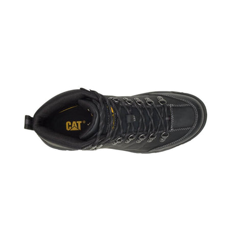CAT P74129 Threshold Soft-Toe Waterproof Work Boot - Black