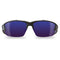 Edge Eyewear TSDKAP218-G2 - Safety Glasses - Khor G2 - Black Frame / Polarized Aqua Precision Blue Mirror Lens