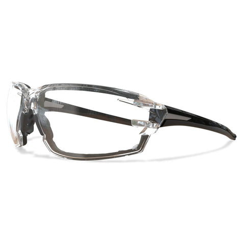 Edge Eyewear XV411AFG - Safety Glasses - Nevosa - Black Frame with Gasket / Clear Standard Anti-Fog Lens
