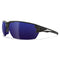 Edge Eyewear XPAP418 - Safety Glasses - Pumori - Black Frame / Aqua Precision Blue Mirror Lens