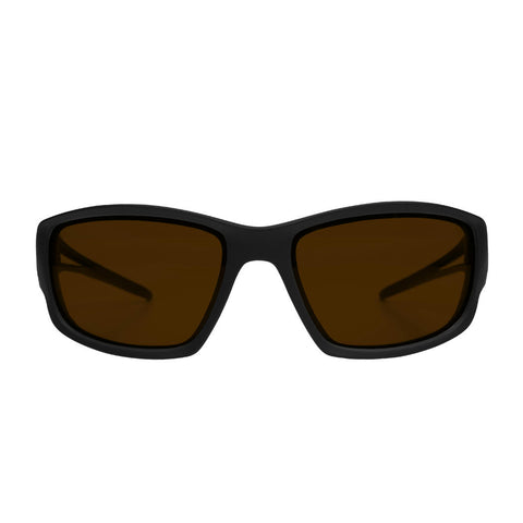 Edge Eyewear TSK215 - Safety Glasses - Kazbek - Black Frame / Polarized Copper "Driving" Lens