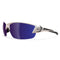 Edge Eyewear TSDKAP248-G2 - Safety Glasses - Khor G2 - White Frame / Polarized Aqua Precision Blue Mirror Lens