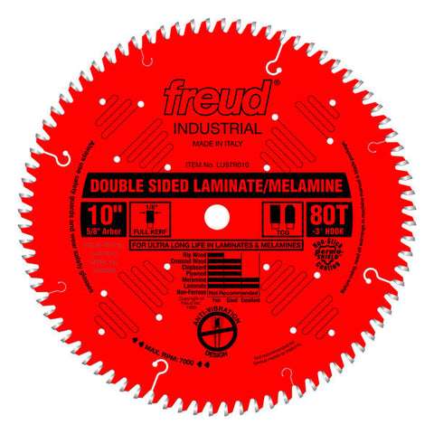 Freud 008925032359 10" x 80T Double Sided Laminate/Melamine Blade