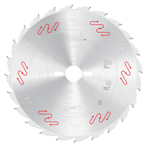 Freud 008925050599 250mm x 24T Carbide Tipped Blade to Cut Solid Wood