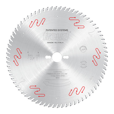 Freud 008925052098 300mm x 72T Carbide Tipped Blade for Ripping and Crosscutting Wooden and Composite Panels