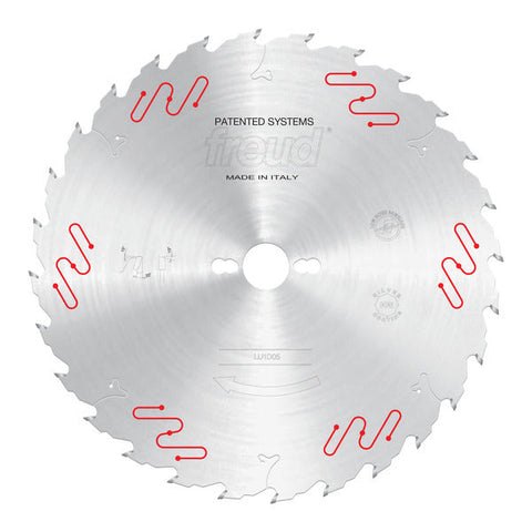 Freud 008925084259 250mm x 60T Carbide Tipped Blade for Ripping and Crosscutting Wooden and Composite Panels