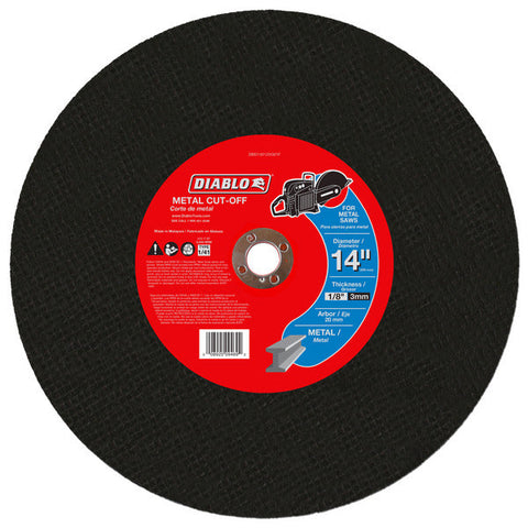 Diablo 008925094692 14"x1/8"x20mm Metal High Speed Cut Off