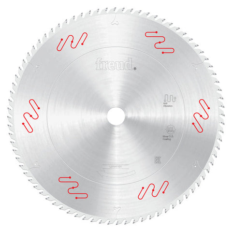 Freud 008925130604 12" x 80T Thin Kerf Carbide Tipped Blade to Cut Solid Wood