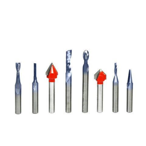 Freud 008925135517 8 Piece CNC Router Bit General Purpose Set