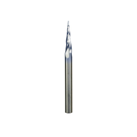 Freud 008925135555 6.2° x 1/32" Tapered Ball Tip Solid Carbide, 1/4" Shank