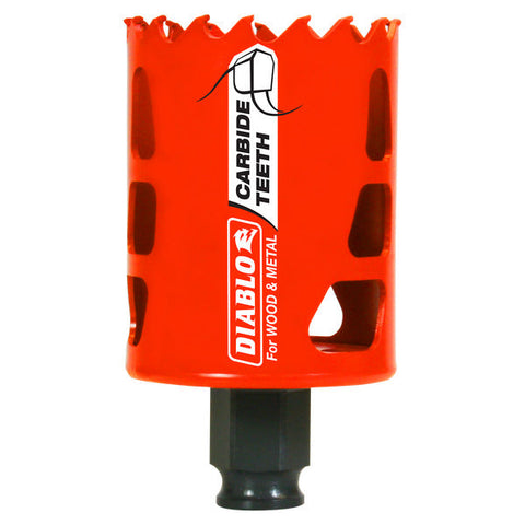 Diablo 008925137733 2" (51mm) Carbide Teeth Hole Saw with SnapLock Plus Mandrel System