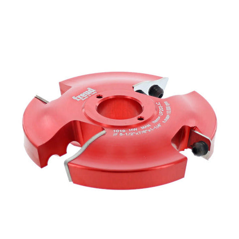 Freud 008925144052 5-1/2" (Dia.) 2+2 Advanced Design Raised Panel Insert Shaper Cutter for 5/8" Stock with 1-1/4" bore