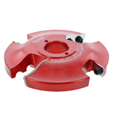 Freud 008925144137 5-1/2" (Dia.) 2+2 Advanced Design Raised Panel Insert Shaper Cutter for 3/4" Stock with 1-1/4" bore