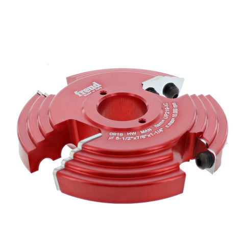 Freud 008925144236 5-1/2" (Dia.) 2+2 Advanced Design Raised Panel Insert Shaper Cutter for 3/4" Stock with 1-1/4" bore