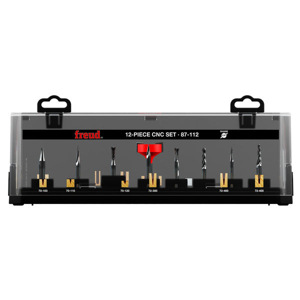 Freud 87-112 12 Piece CNC Router Bit Set – Way Source
