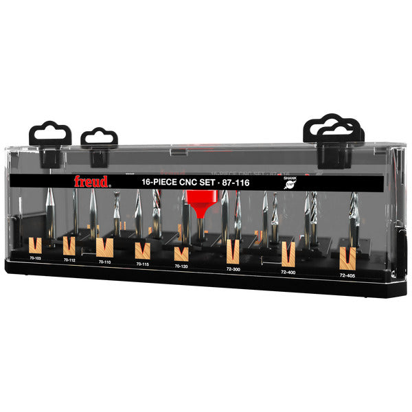 Freud 87-116 16 Piece CNC Router Bit Set – Way Source
