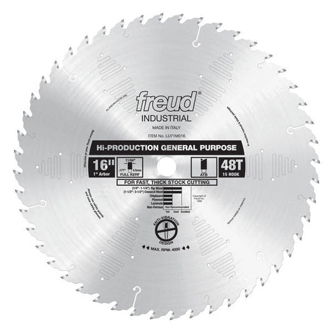 Freud 008925300267 16" x 48T High-Production General Purpose Blade