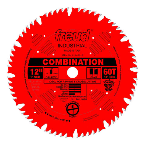 Freud 008925301561 12" x 60T Combination Blade