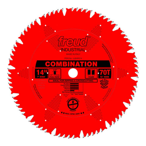 Freud 008925301578 14" x 70T Combination Blade