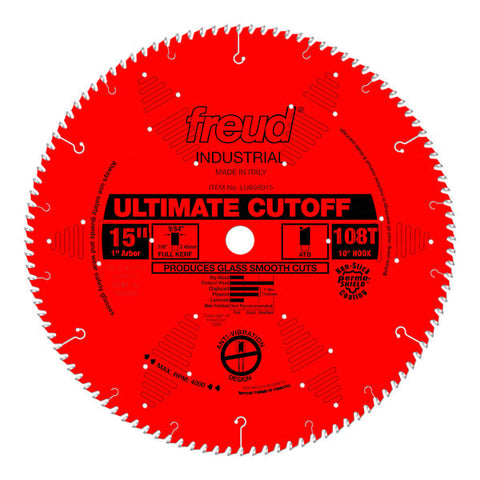 Freud 008925301646 15" x 108T Ultimate Cut-Off Blade