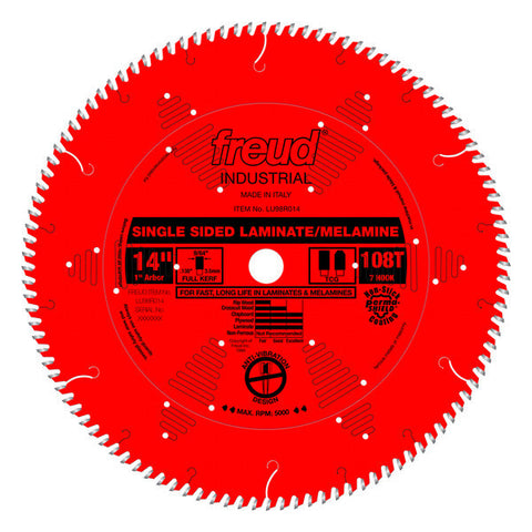 Freud 008925301783 14" x 108T Single Sided Laminate/Melamine Blade