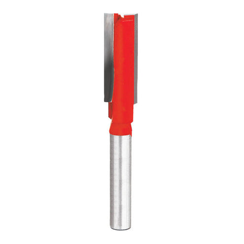 Freud 008925380078 3/8" (dia.) Double Flute Straight Bit with 1/4" shank, 2-1/2" overall length