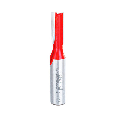 Freud 008925380146 3/8" (dia.) Double Flute Straight Bit with 1/2" shank, 2-5/8" overall length