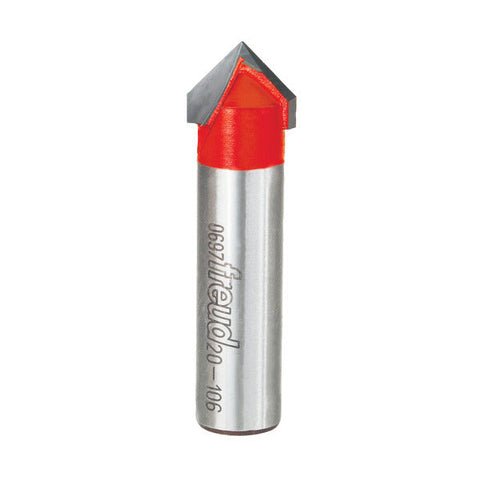 Freud 008925380481 5/8" (Dia.) 90° V Grooving Bit with 1/2" shank, 2-1/4" overall length