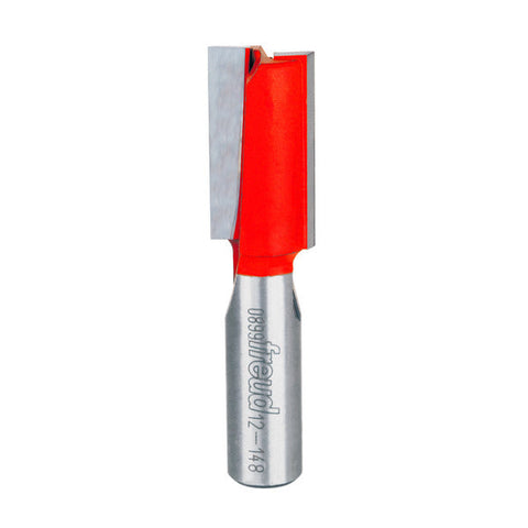 Freud 008925382812 11/16" (Dia.) Double Flute Straight Bit with 1/2" Shank