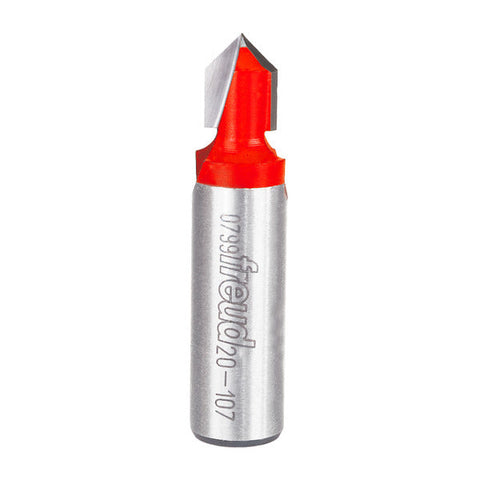Freud 008925382966 3/8" (Dia.) 90° V Grooving Bit with 1/2" shank, 2-1/4" overall length