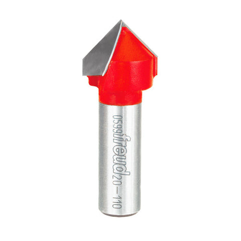 Freud 008925382980 7/8" (Dia.) 90° V Grooving Bit with 1/2" shank, 2-1/4" overall length