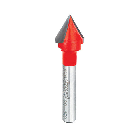 Freud 008925382997 1/2" (Dia.) 60° V Grooving Bit with 1/4" shank, 2" overall length